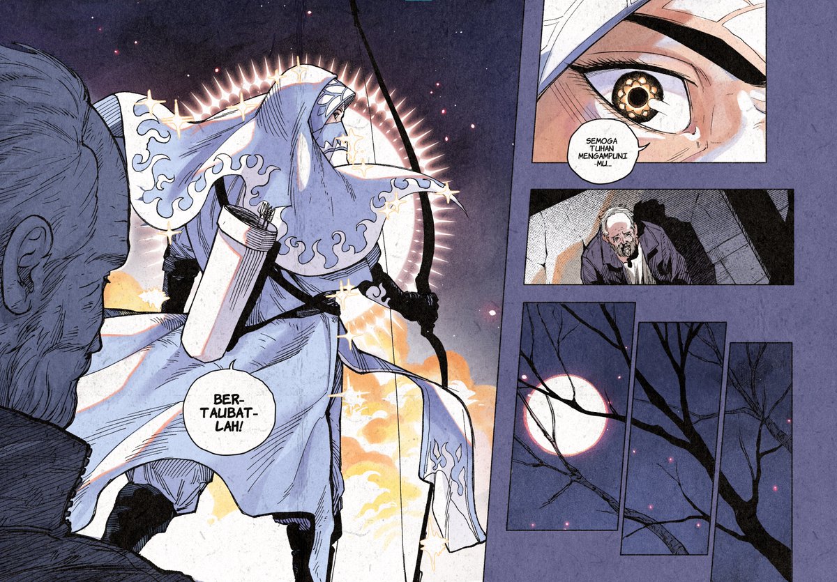 Baktiab3's tweet image. “Teja - Ch 1 : Ritual pemanggil Setan.” thread Bagian ke-1
________________________________
Halo! saya upload ulang komik “Tejamaya” karena banyak perubahan dan penambahan panel di beberapa halaman.
seperti biasa, silahka retweet agar semua orang bisa baca,
terimakasih banyak!
