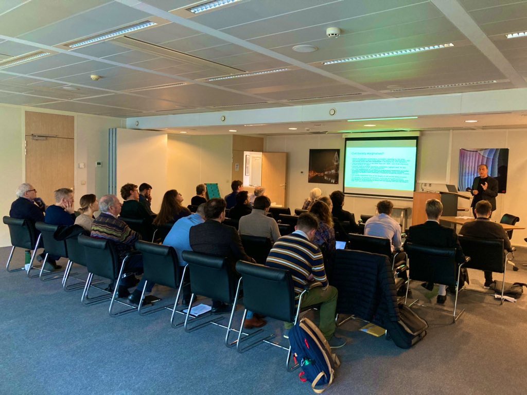 ICalzada's tweet photo. At @_WHEB_ #Brussels discussing on the role of #CivilSociety #actionresearch #policy around timely #European #HorizonEurope societal challenges including #AI #FoundationalEconomy #Cities #Inclusion #Polarization #Datafication #WISERDWHEB https://t.co/vlOigYTCG0