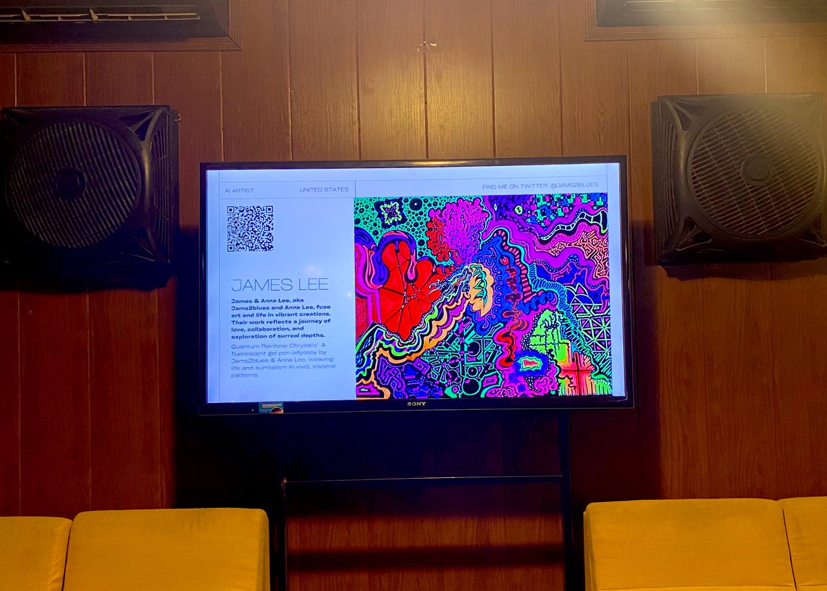 Mahnoor_H_Niazi's tweet photo. NFT NEXUS: Tri-City Unveil

City #02: Karachi, Pakistan

Tagging the beautiful work by @SlavikPh, @AsayeshRoya, @Karanpal25 and @jams2blues. Art is what makes people believe in any of these events and that makes me super grateful to each one of the artists who let us grace two of our exhibitions with their works so far. The promise is to keep taking ART and NFTS to everyone! 

On to our third city now, LAHORE (The cultural hub of Pakistan)

@Chaap_Global @abrarulhasan @60SIFF 

#NftNexus