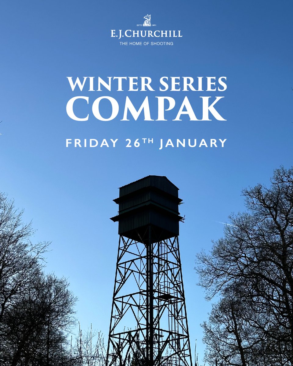 ❗️THIS FRIDAY❗️ 🏆 CPSA REGISTERED COMPAK WINTER SERIES - Friday 26 January Time slots available: 10:20 11:00 12:00 13:00 13:20 14:00 BOOK TODAY: 01494 883227 | reception@ejchurchill.com