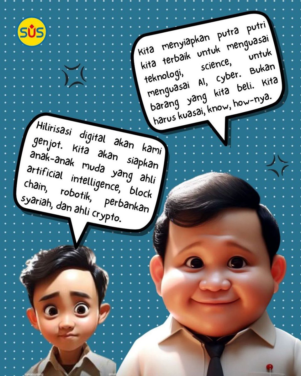 SUS_Usaha's tweet photo. Teknologi adalah kunci untuk memajukan bangsa dan menciptakan masa depan yang lebih baik.Mari bersama-sama membangun Indonesia yang maju dan berinovasi dengan teknologi💻📱🖥️⌨️🖱️

#TeknologiUntukIndonesia #CapresCawapres https://t.co/mPa7cosuwS