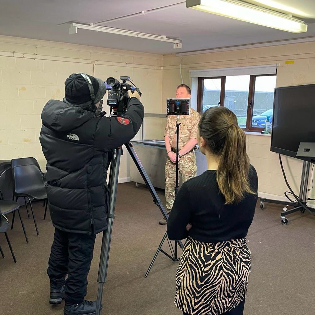 This week, RAF Media Reserves are supporting Expeditionary Air Wings in preparing for Operation BILOXI. We've been providing media training, known as Simpress, to familiarise media and senior RAF personnel with print, radio, and TV journalist requests and interviews.