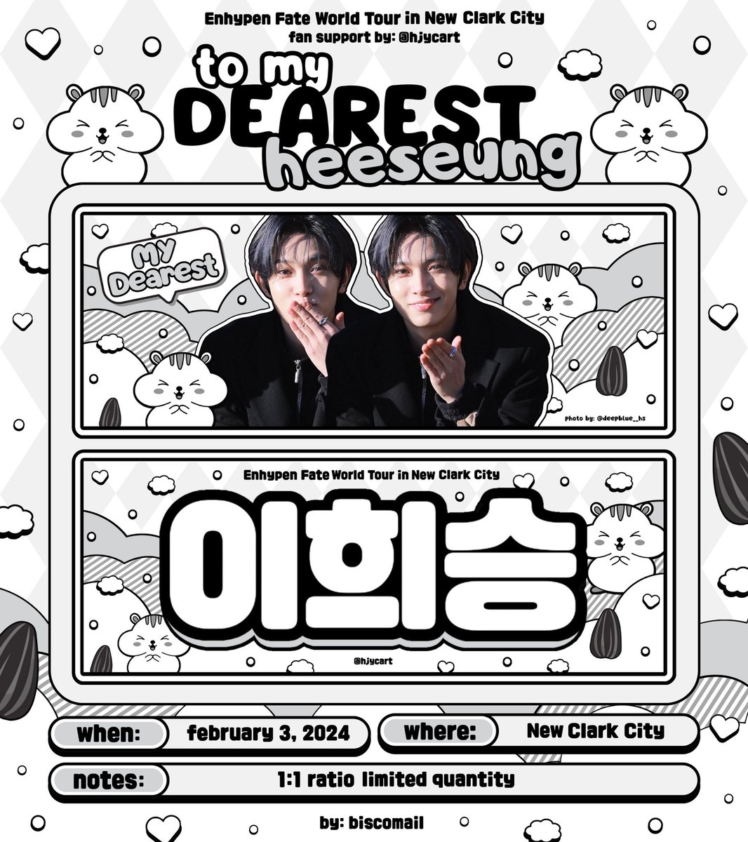 #FATE_IN_NEWCLARKCITY

✭ to my dearest heeseung, my lifeline! heeseung fansupport for fate in ncc by <a href="/hjycart/">hee</a> 🫧

𓂋 like &amp; rt 
𓂋 1:1 ratio; vvv limited qty !
𓂋 will only accept trades on the spot

thank you for the photo, <a href="/deepblue__hs/">𝗱𝗲𝗲𝗽𝗯𝗹𝘂𝗲</a> ♡

thank you and see you!