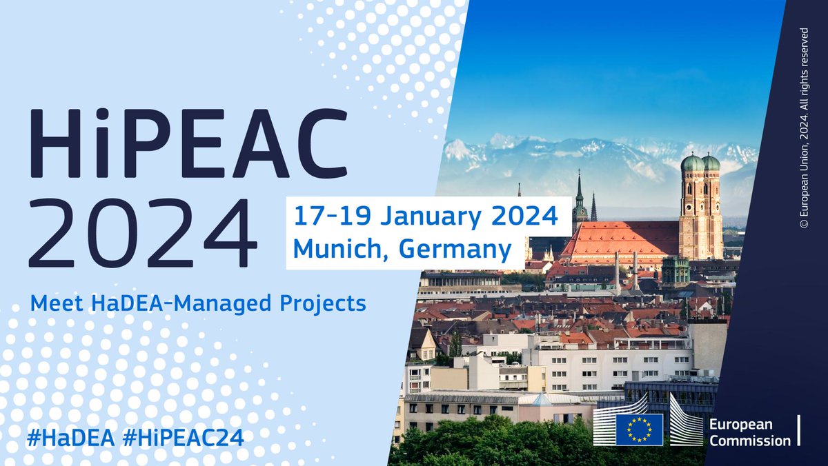 Thank you @EU_CloudEdgeIoT for mentioning @DECICE_EU in your interesting article about the @hipeac 2024 conference. Check it out. 
👉eucloudedgeiot.eu/event/hipeac-2…

#DECICE #EUCloudEdgeIoT #HaDEA #HiPEAC @EU_HaDEA