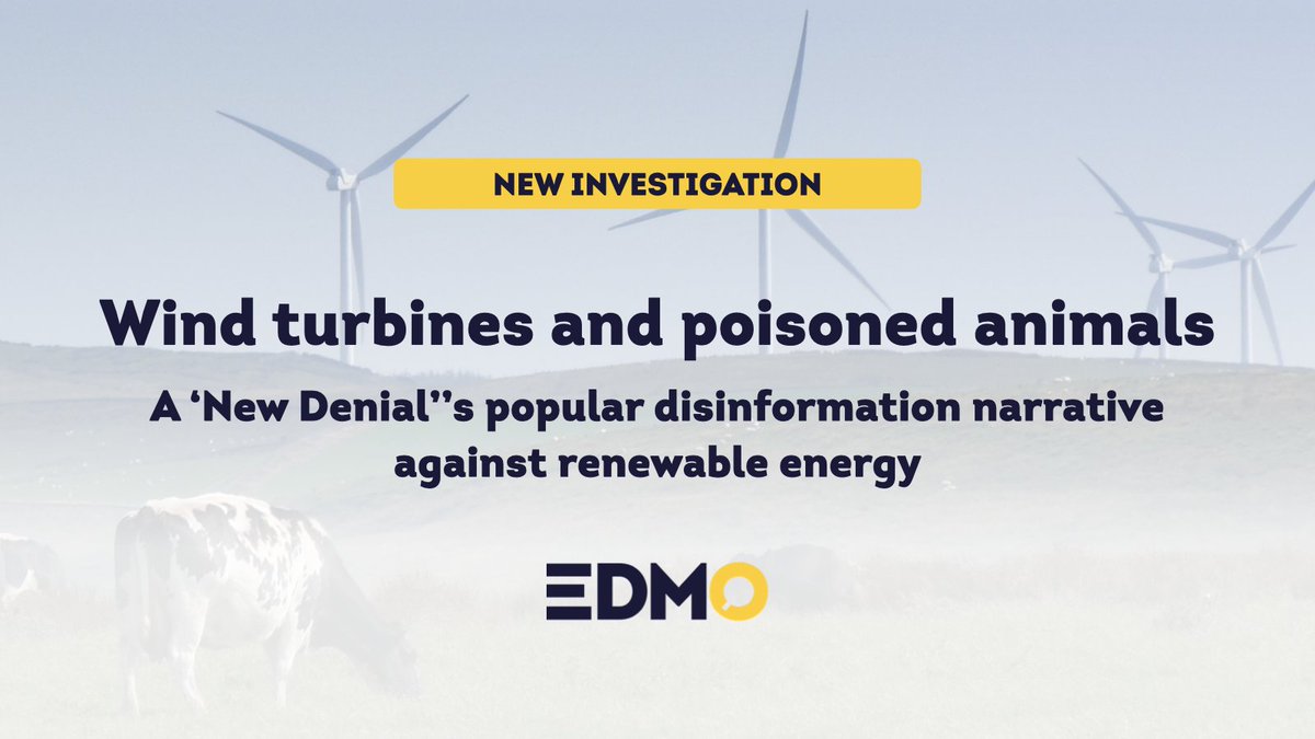 #Disinformation on the #ClimateCrisis is changing: a #NewDenialism increasingly targets laws, institutions or activists – as well as #RenewableEnergy solutions such as #WindFarms. 👉 Our #FactChecking network analysed key trends and narratives: loom.ly/Yy68Zww