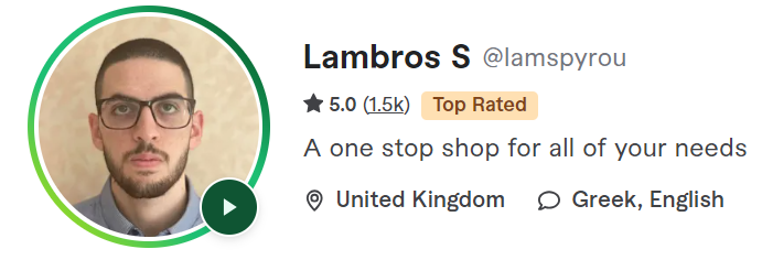 LamSpyrou's tweet photo. Just reached 1,500 reviews on Fiverr!!!🔥🔥

It was a long journey starting from 0 reviews and I am here to help. 

I am giving away a FREE guide about winning on #Fiverr.

Comment down below 'WIN' and I will send it to you. 

(Must be following to DM)