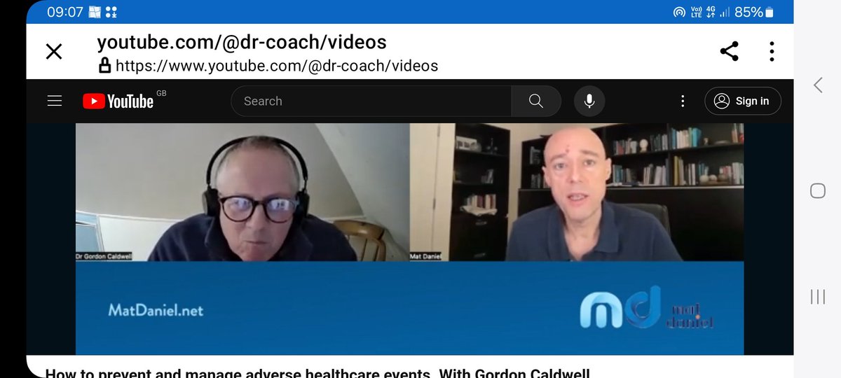 youtube.com/@dr-coach/vide… @wolvesboy @PeteGordon68 45 minutes video on How to prevent and manage adverse events in healthcare. Whole #NHS is invited to watch!