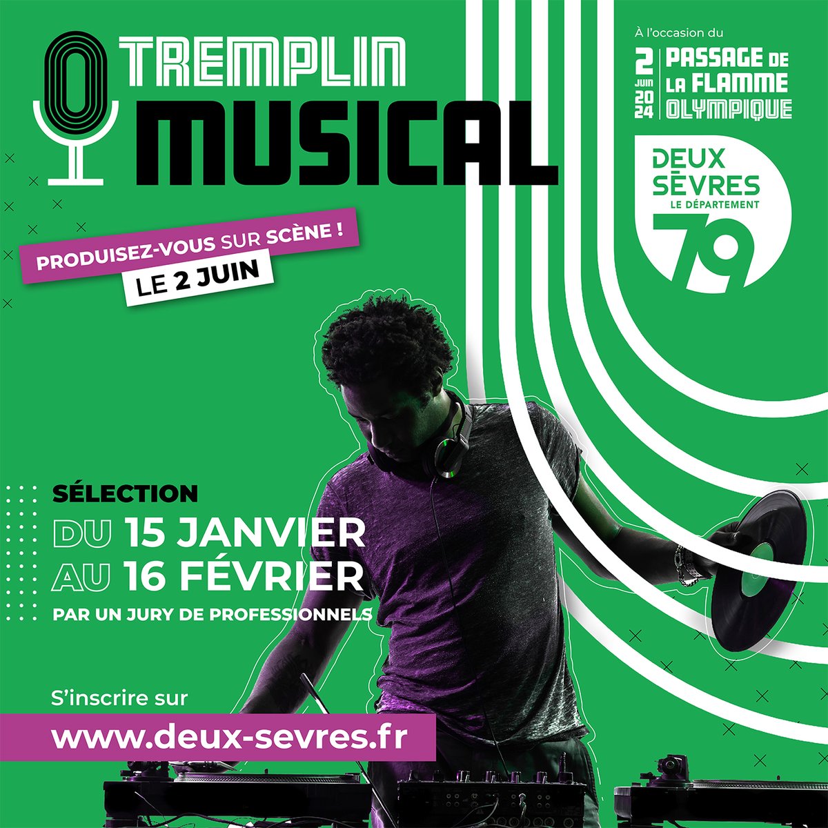 Présentation du #Concours #Tremplin Musical 2024, avec @coraliedenoues <a href="/EstelleGerbaud/">Gerbaud Estelle</a> et Philippe Chauveau, à la salle Emeraude de #Bressuire, où se déroulera la première finale des sélections, le 14 mars
👉 Déposez vos maquettes jusqu'au 16/02 : deux-sevres.fr/concours-tremp…