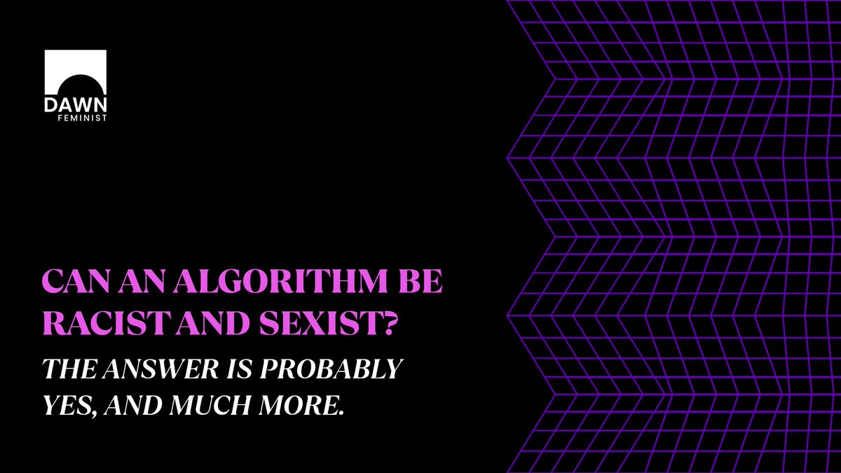 DAWNfeminist's tweet photo. Female voices remain the default for most voice assistants. But why? Can an algorithm be sexist? The answer is probably yes, and much more.  

Read the full article by Saswati Chatterjee &amp; Barsha Chakraborty on the latest #DAWNInforms: https://t.co/eJBRWOJRLS https://t.co/YZbmDJYs7M