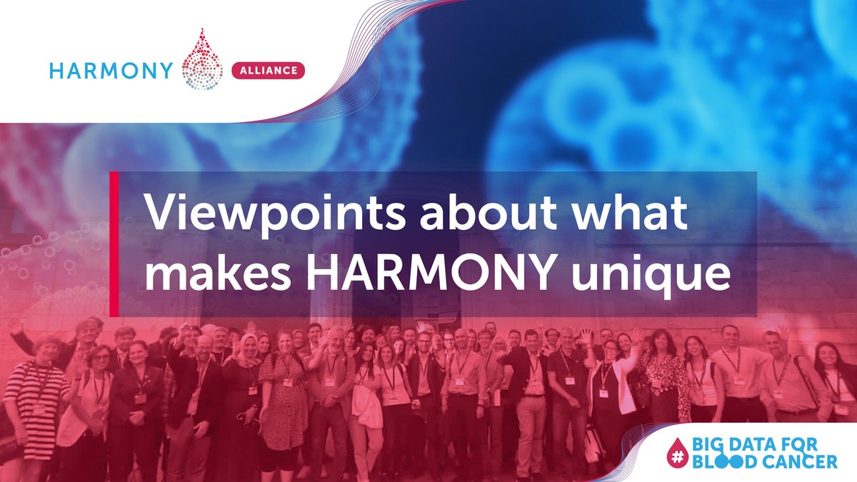 WHAT MAKES US UNIQUE?: We asked our valued partners -> Open our video here: bit.ly/48tsut7
#bigdataforbloodcancer #Dataharmonization #DataScience #hematology #bigdata #DataAnalytics #bloodcancerresearch #publicprivatepartnership  -> 7 years of intense collaboration