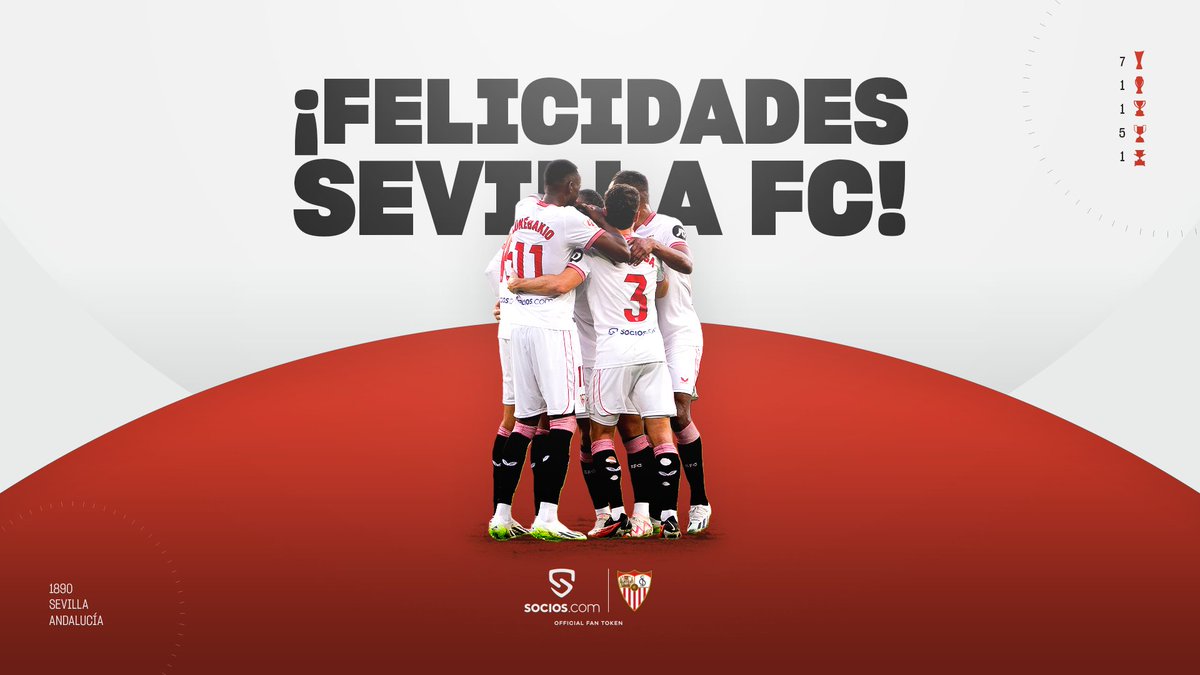 ¡Felicidades, sevillistas! 🎂 𝟭𝟯𝟰 🎂 #NuncaTeRindas