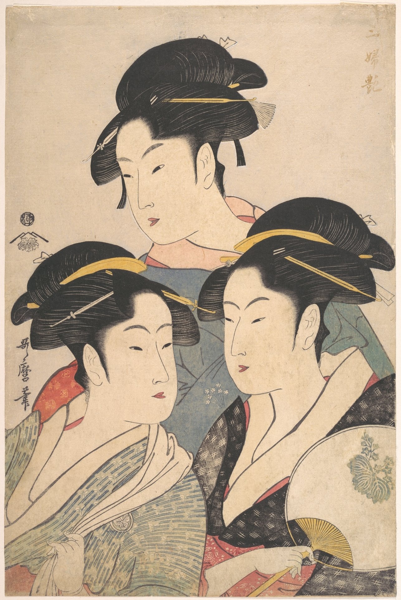 昭和レトロ Ukiyo-e UTAMARO 喜多川歌麿 美人画 浮世絵 昭和レトロ Ukiyo-e UTAMARO 喜多川歌麿 美人画 浮世絵