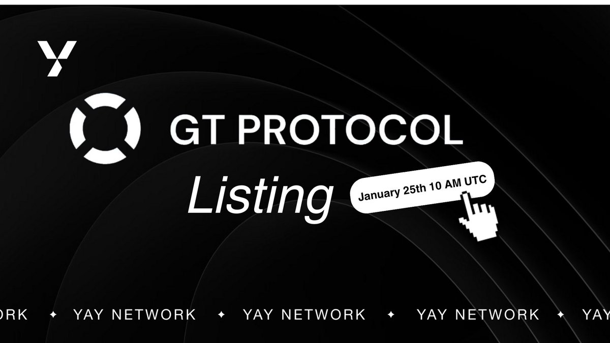 📢 GT Protocol listing happening today 📢

Claim Page: claim.gt-protocol.io
Claim Time: 10:30 UTC

📅 CEXs Official Launch Date &amp; Time:
⏰ January 25th 10 AM UTC

🌐 DEX's launch: January 25, 10:07 AM UTC
👉 pancakeswap.finance

Contract Address: