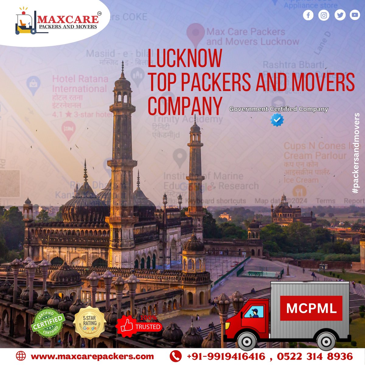 maxcarepacker's tweet image. Lucknow Top Packers and Movers Company

#packersandmovers #moversandpackers #mcpml #maxcarepackersandmovers #moversandpackerslucknow #logistics #tension #mcpml