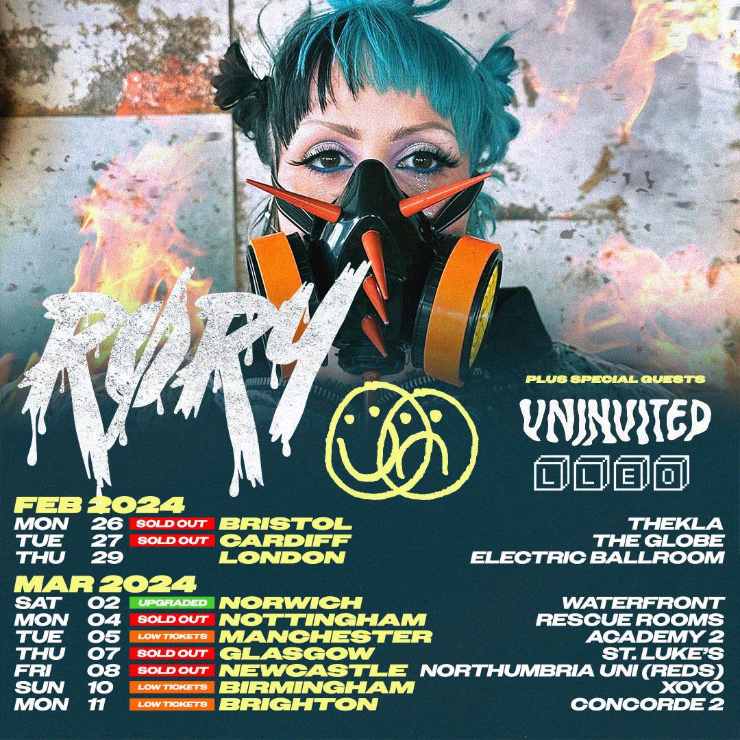 THE RUMOURS ARE TRUE!!! we’re joining <a href="/its_R_O_R_Y/">RØRY</a> on tour next month ❤️‍🔥 we can’t to get back out on the road playing songs for you all! 

tickets: bnds.us/bdm5ne