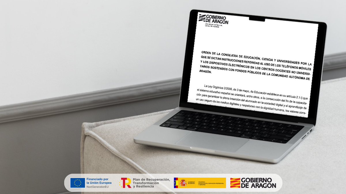 📌Publicada la Orden de la Consejera de Educación, Ciencia y Universidades por la que se dictan instrucciones referidas al uso de teléfonos móviles y dispositivos electrónicos
🔗tinyurl.com/ycxthf9v
#cddaragon #mrcdd #CompDigEdu