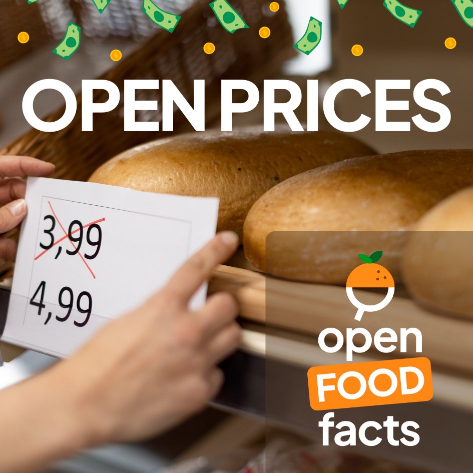 OpenFoodFactsFr's tweet photo. #OpenPrices 🔎💰 Nous sommes ravis d’annoncer Open Prices, la première base de données ouverte et participative des prix alimentaires !
📲https://t.co/YOdFkvUxMy
(...)
#prix #consommation #alimentation https://t.co/C7PuIhv7KX