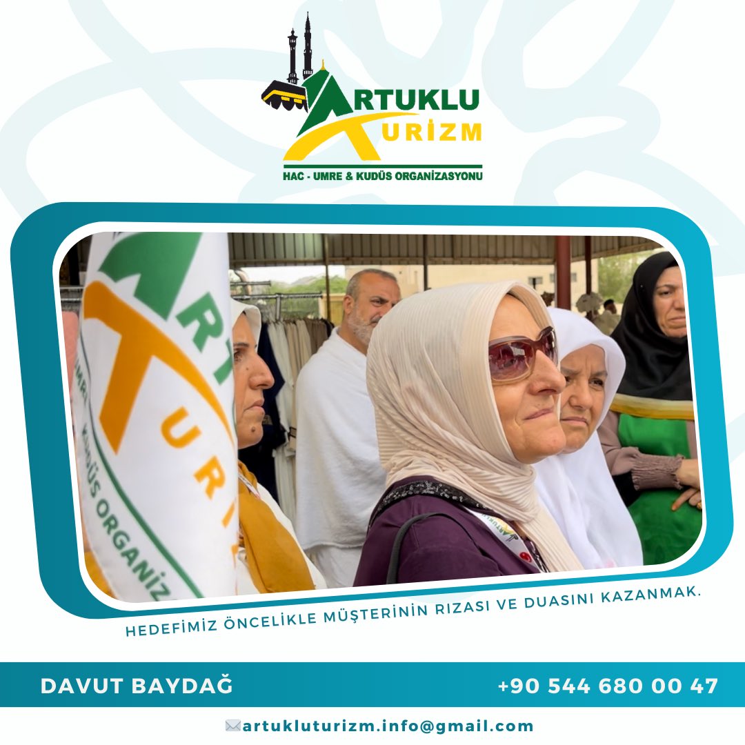 10 Ocak Grubu ile Hudeybiye Umresi
-
Artuklu Turizm Hac-Umre &amp; Kudüs Organizasyonu
-
“Hedefimiz Öncelikle Müşterinin Duası ve Rızası Kazanmak.”
-
#mardin #mekke #medine #umre #hac #peygamber #zemzem #dargeçit #nusaybin #kızıltepe #ömerli #midyat #derik #mazıdağı #yeşilli #artuklu