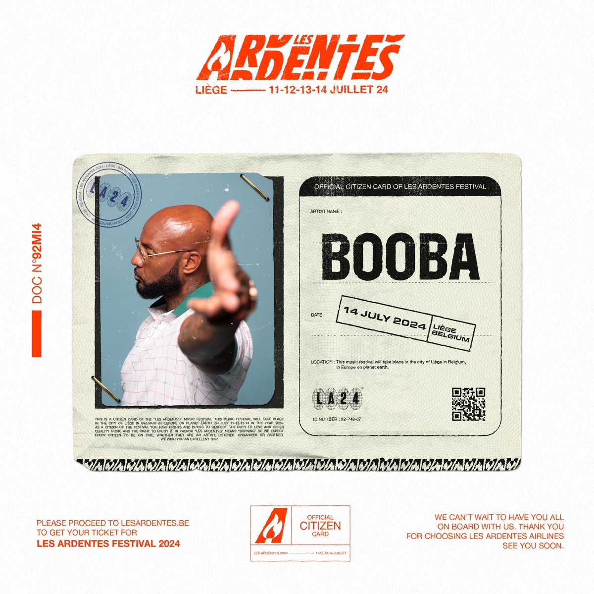 ShadesFrance's tweet photo. 🚨 Les Ardentes annoncent la présence de Booba pour l’édition 2024 https://t.co/awgZpWMNC3