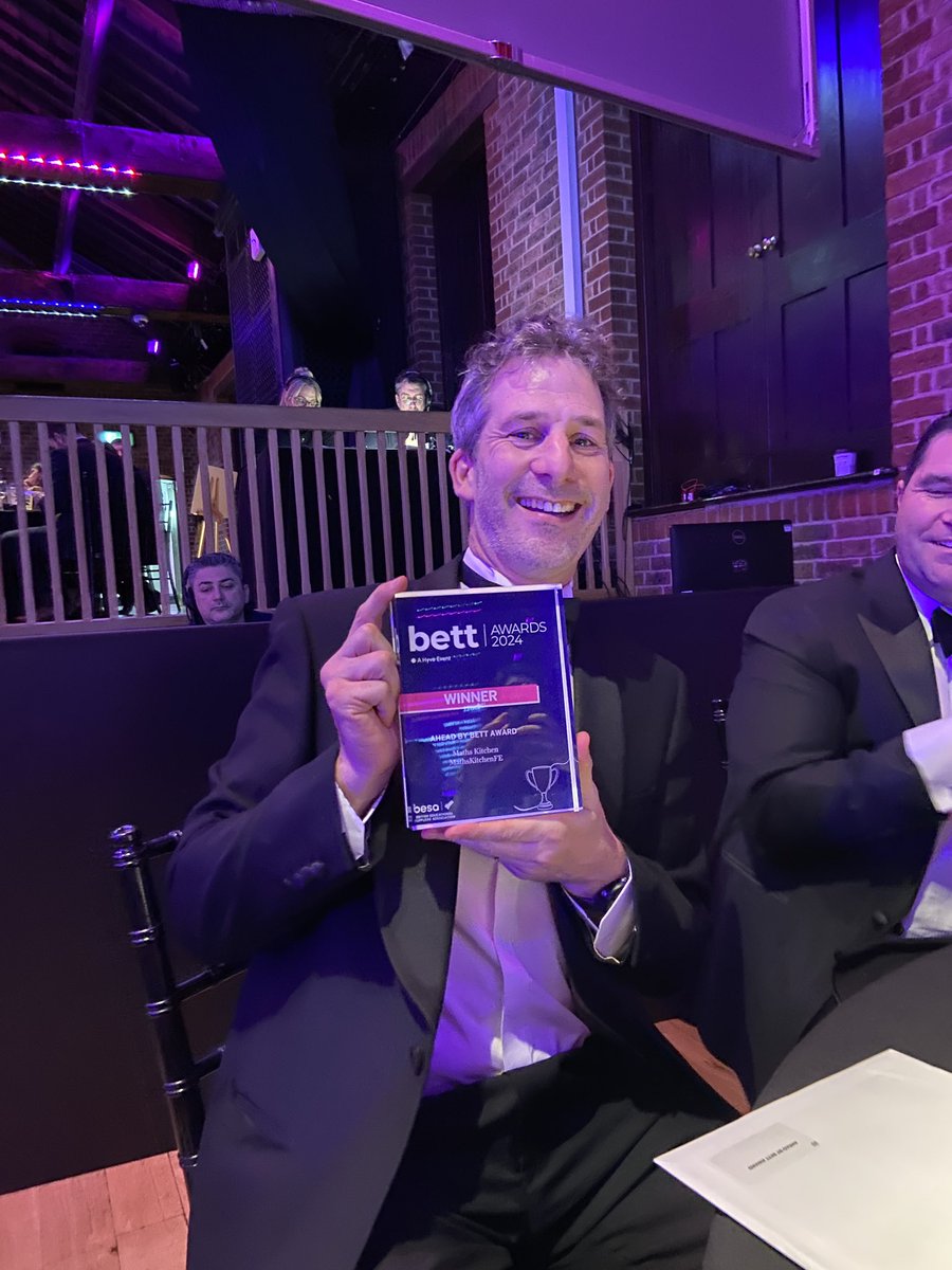 What a night - we only went and won! ‘Ahead by Bett’ award winners 🏆

Huge thank you to <a href="/UfiTrust/">Ufi VocTech Trust</a> for their amazing support - we couldn’t even have started the journey without them. 

Lovely to make new friends to celebrate with too. <a href="/LiteracyCounts1/">Literacy Counts</a> <a href="/childsafeaware/">ChildSafeguarding.com</a> <a href="/GECCollect/">GEC (Global Equality Collective)</a>
