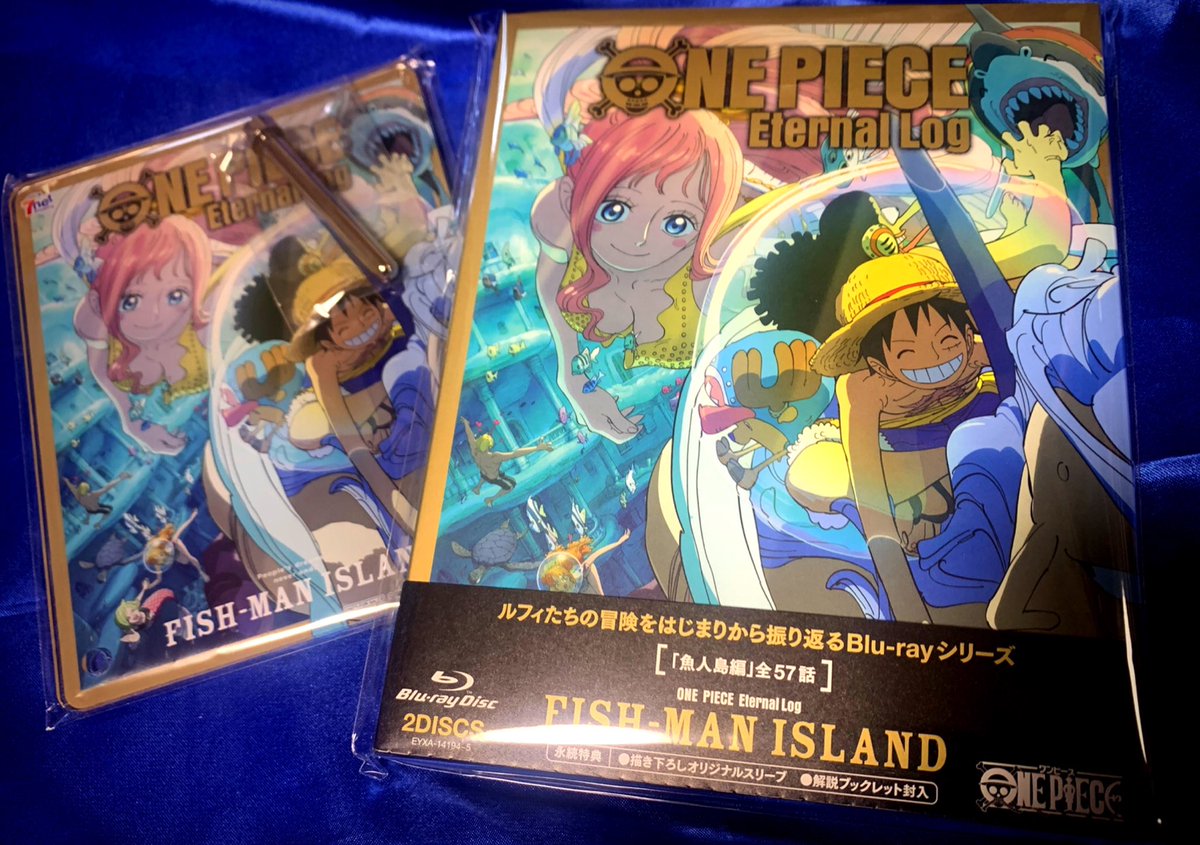 ONE PIECE Eternal Log “FISH-MAN ISLAND” 届きました🐟 ジャケット