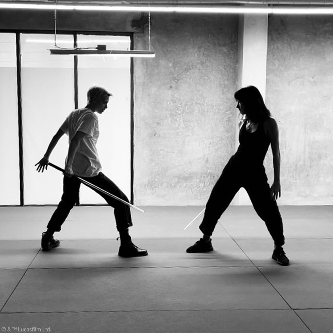 StarWarsUK's tweet photo. Shin Hati and Sabine Wren, the Apprentices.

📸 Natasha Liu Bordizzo https://t.co/kJj727qZod