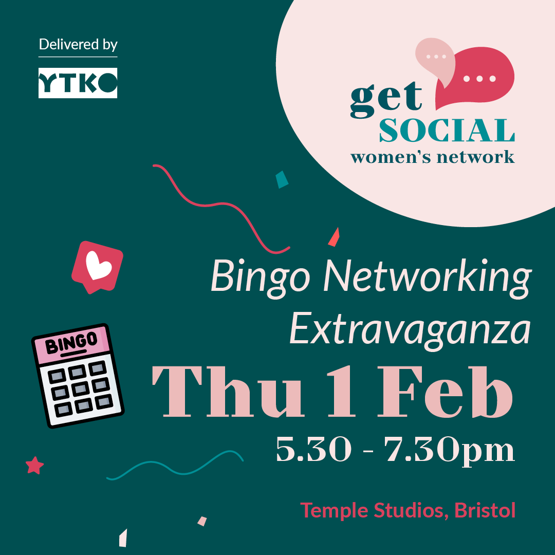 Get ready to mingle and play Networking Bingo at our upcoming event at Temple Studios on 1st Feb from 5:30 - 7:30pm 🍷Sip on some wine and enjoy the fun activities. Can't wait to have you join us! Grab your FREE ticket here: bit.ly/48M65Y6 #networking #event #bristol