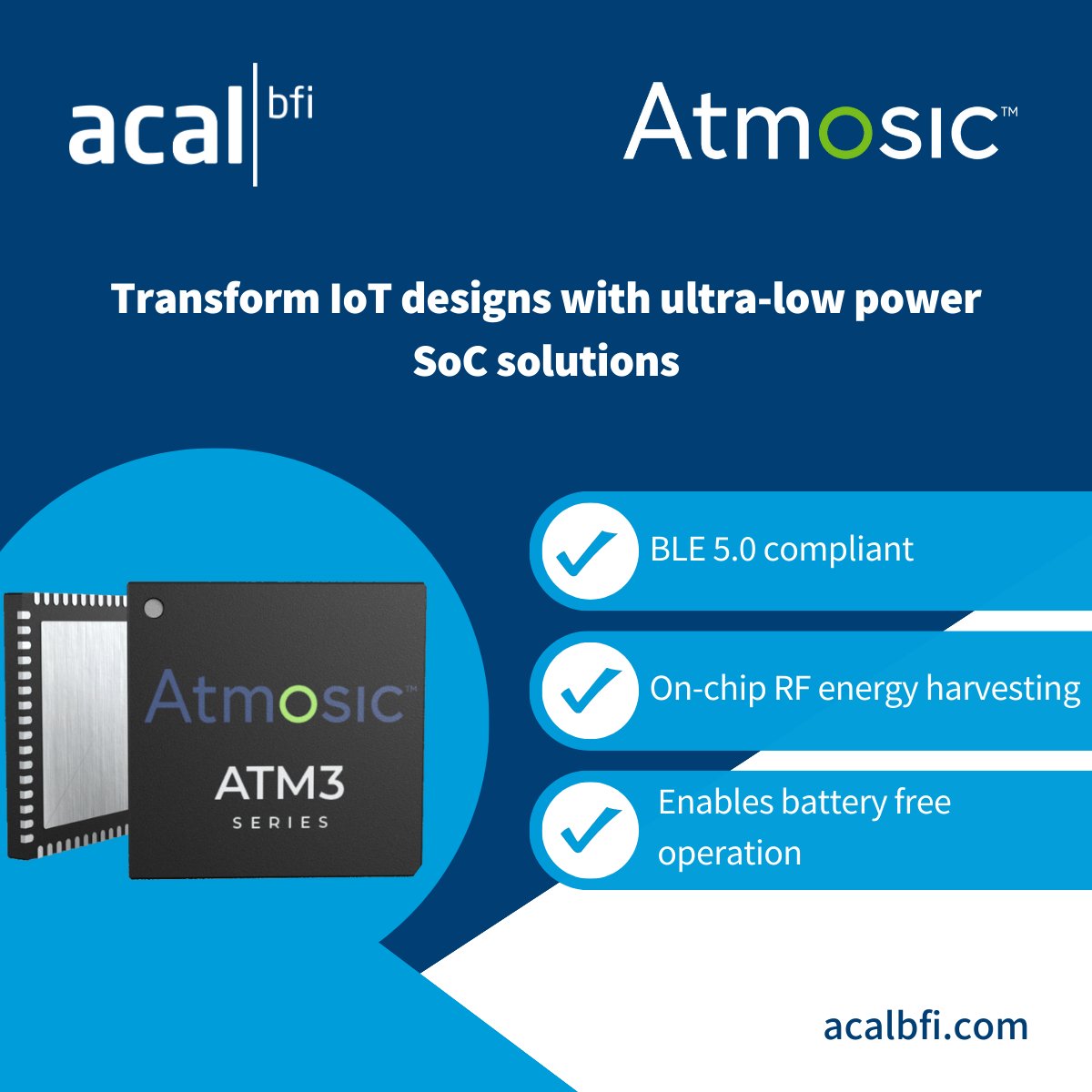 Our IoT & Wireless Technology Centre seamlessly integrates ATM3 into your designs and addresses complex challenges, delivering tailored solutions aligned with your evolving IoT needs. Find out more: bit.ly/3tWUOoI #batteryfree #nextgenwireless #energyharvesting