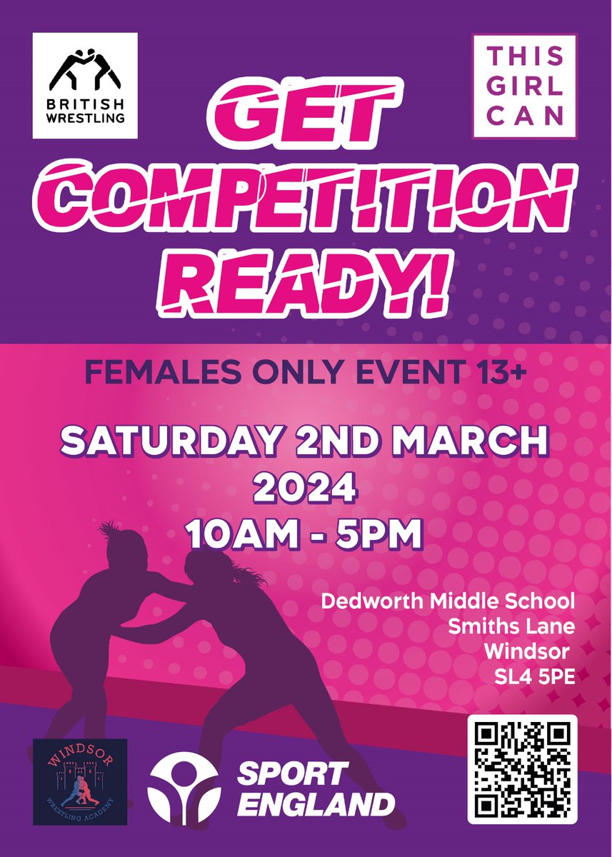 HangarHpc's tweet photo. One for the Ladies.  British Wrestling upcoming event "Get Competition Ready"

Especially for women who are eager to learn the skills needed to compete and thrive in the world of wrestling.

Secure your spot, please RSVP before 26th February 24 by clicking https://t.co/c0A1LOqz93 https://t.co/Zcem43JZQq