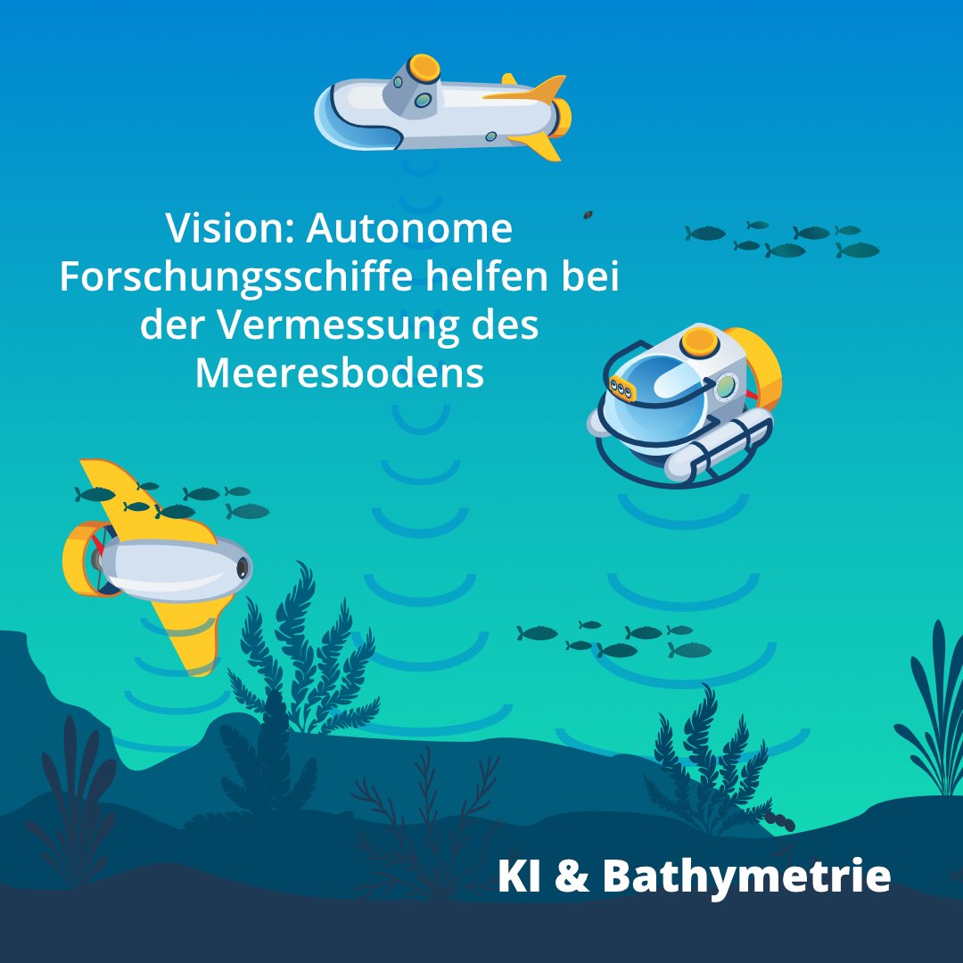 Auf der #Polarstern werden fleißig Bathymetrie Daten für die Vermessung des Meeresbodens gesammelt.❄️ Es wurden schon Prototypen entwickelt, die das autonom machen, um Zeit & Kosten zu sparen. Bis sie in der Tiefsee eingesetzt werden, wird es aber noch dauern. 🚤 @awiexpedition