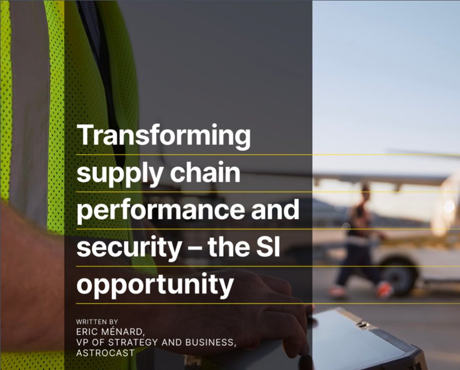 Eric Ménard, VP of Strategy and Business at @strocast, explains in Supply ChainStrategy's latest edition @B2e_Media_Ltd how #SatIoT enables imperative improvements in #supplychain, and the pivotal role system integrators play. ➡️Read the article here👇🏼 supplychainstrategy.media/blog/magazines…