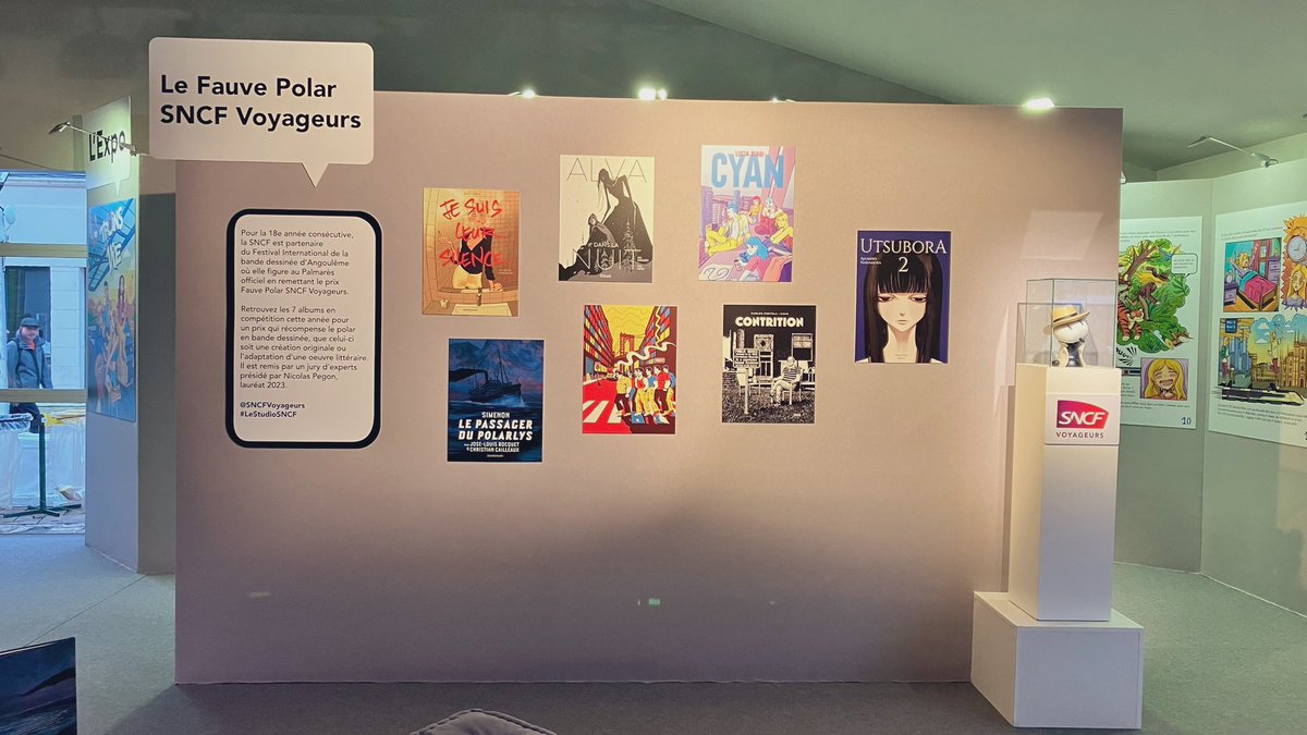AlexVoyages's tweet photo. On ouvre ! #LeStudioSNCF accueille les festivaliers au #FIBD2024 tous les jours à partir de 10h, place St Martial à #Angoulême. @SNCFVoyageurs est fière d’accompagner les Français dans leurs déplacements en train 🚄 sur l’un des plus grands événements du territoire ! @bdangouleme https://t.co/niGtKrQ6zW