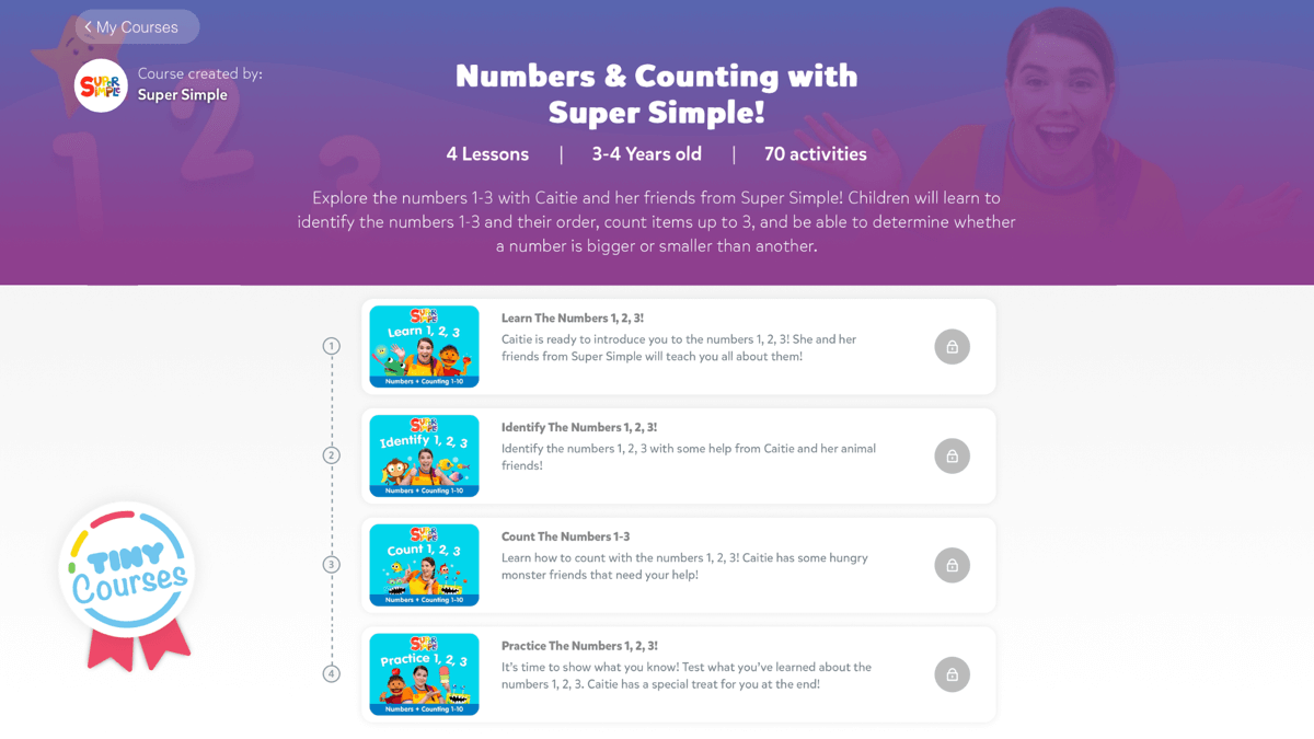 💫 Soon, all your kids’ favorite brands will be on TinyTap 🎉

Super Simple is there now, with a new educational course featuring their iconic songs and characters!

<a href="/SimpleSongs/">Super Simple🦉🌟</a>, a YouTube megastar with billions of views and more than 40M subscribers to their educational