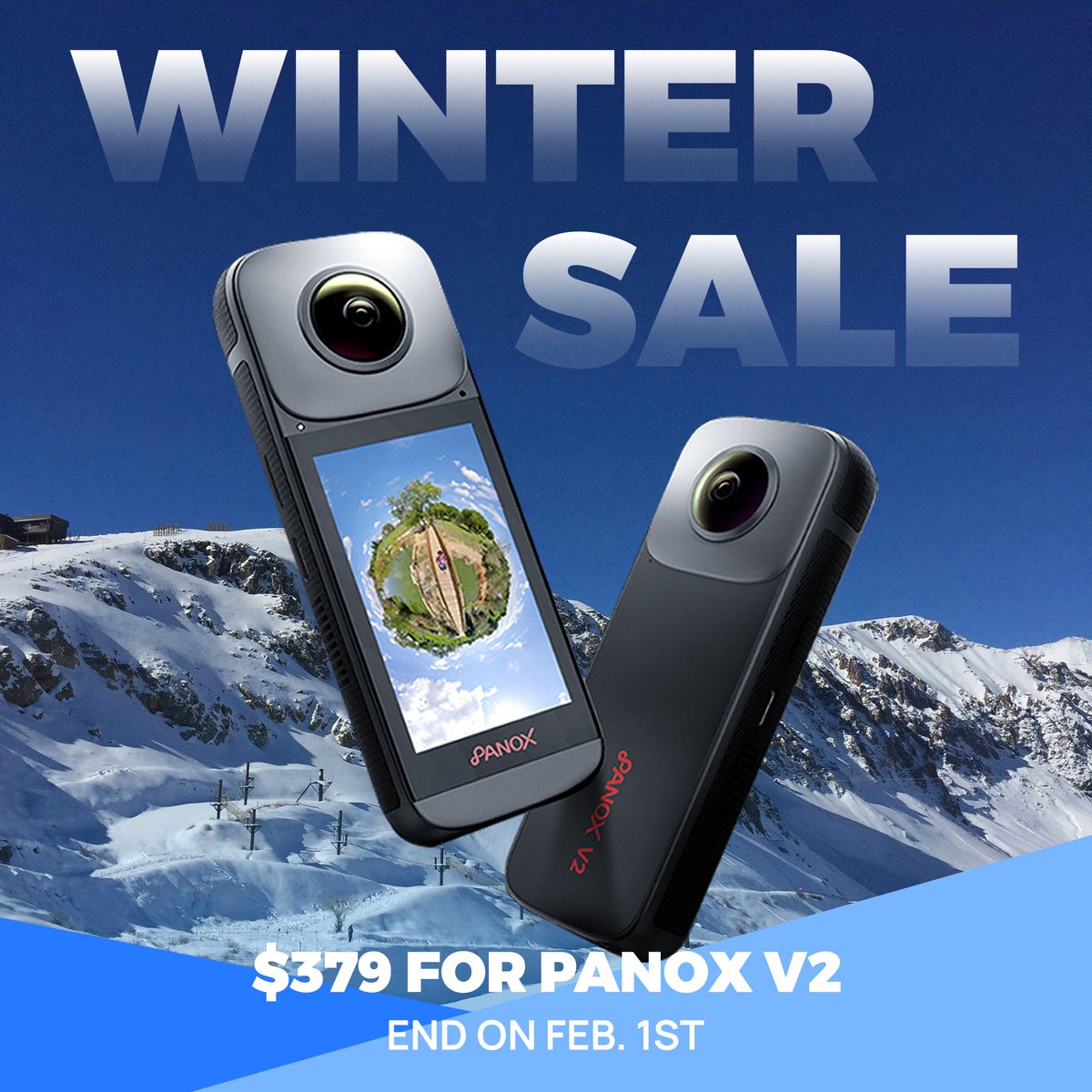 Chill out with hot deals! Winter sale is on. Limited time, maximum savings!! ❄️🔥 Winter Sale: bit.ly/45PQTXN #panoxv2 #wintersale #sale #promotion #deal