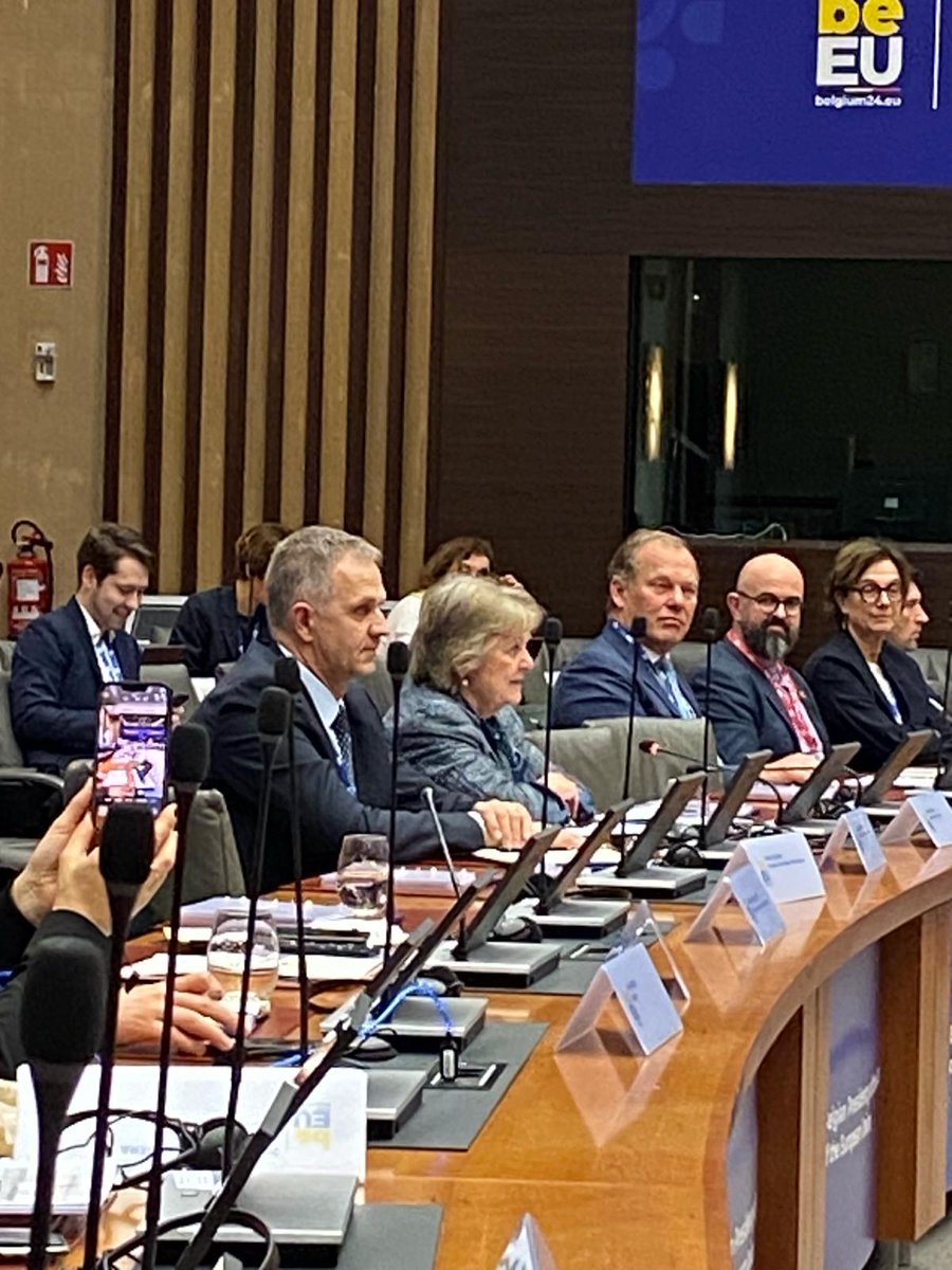 ▶️ How to foster the urban/metropolitan dimension of European policies? Roundtable at the high-level event under the auspices of @EU2024BE 

Together with @METREXnow and our metropolitan partners, we have discussed the added value of the metropolitan voice at the EU level 🏙️🇪🇺