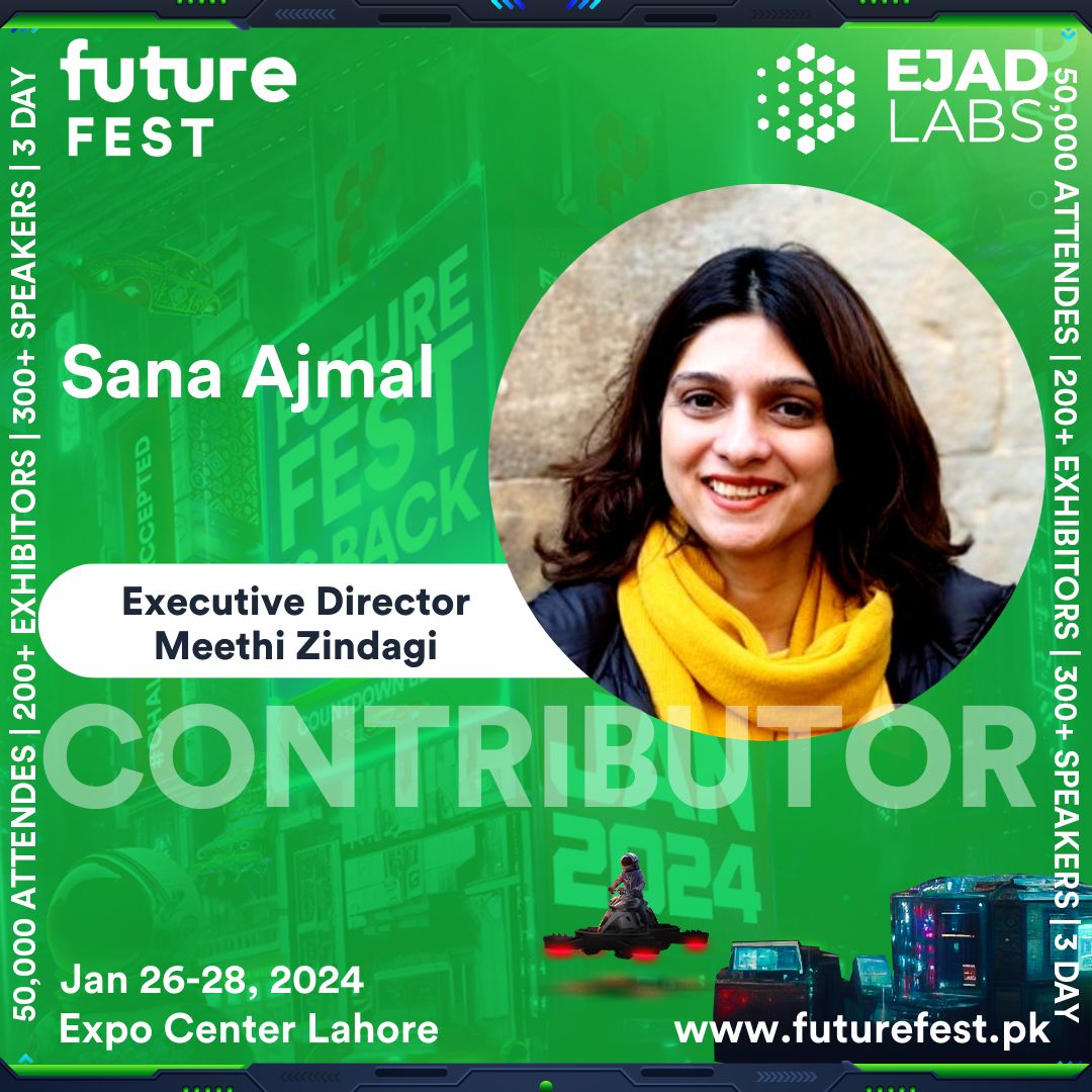 Looking forward to contributing to a roundtable on #healthtech for improving equity &amp; access at #futurefest2024 #FutureFest #expocenter #lahore
Amazing speakers lineup, so much to learn, relationships to be made, collaborations to be nurtured! 
3 exciting days ahead ! #diabetes