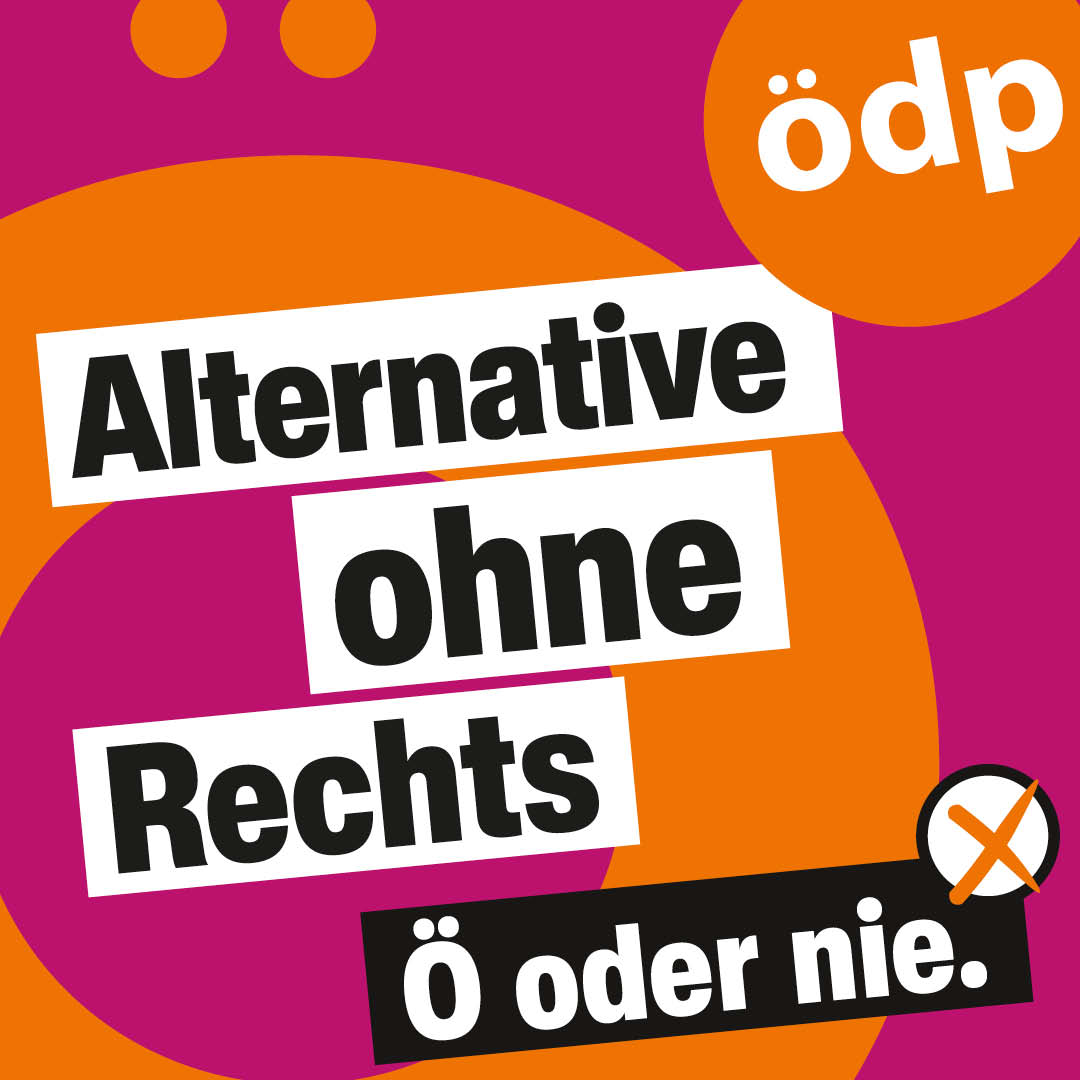 Dran bleiben! „Alle Demokraten müssen zusammenstehen und gemeinsam gegen rechts demonstrieren!“, lautet die Botschaft der bayerischen ÖDP-Landesvorsitzenden Agnes Becker und Tobias Ruff.  #ÖDP #öodernie #erstaunlichehrlich #alternativeohnerechts