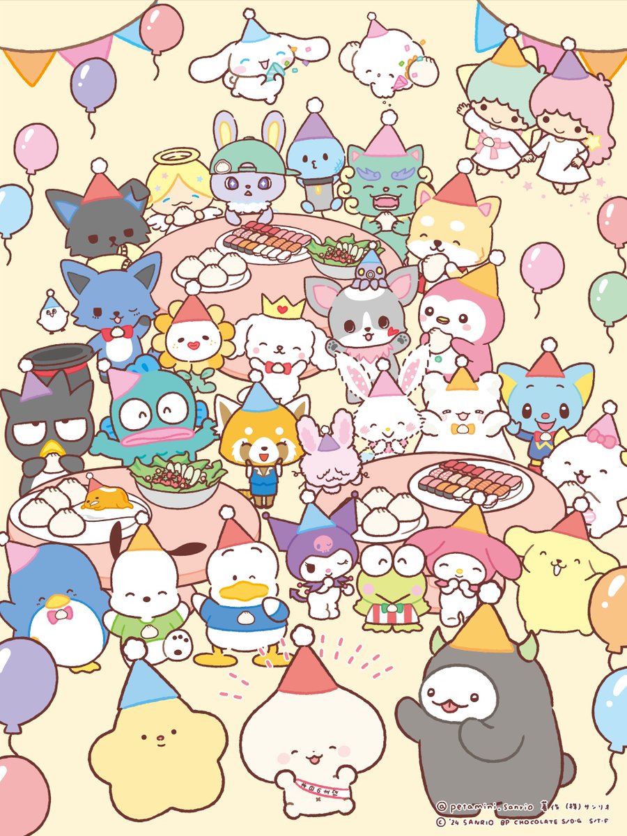 petamini_sanrio's tweet photo. みんな〜！
ぱおのお誕生日会にきてくれてありがと〜♪

#ぺたぺたみにりあん https://t.co/VtsowRnppn