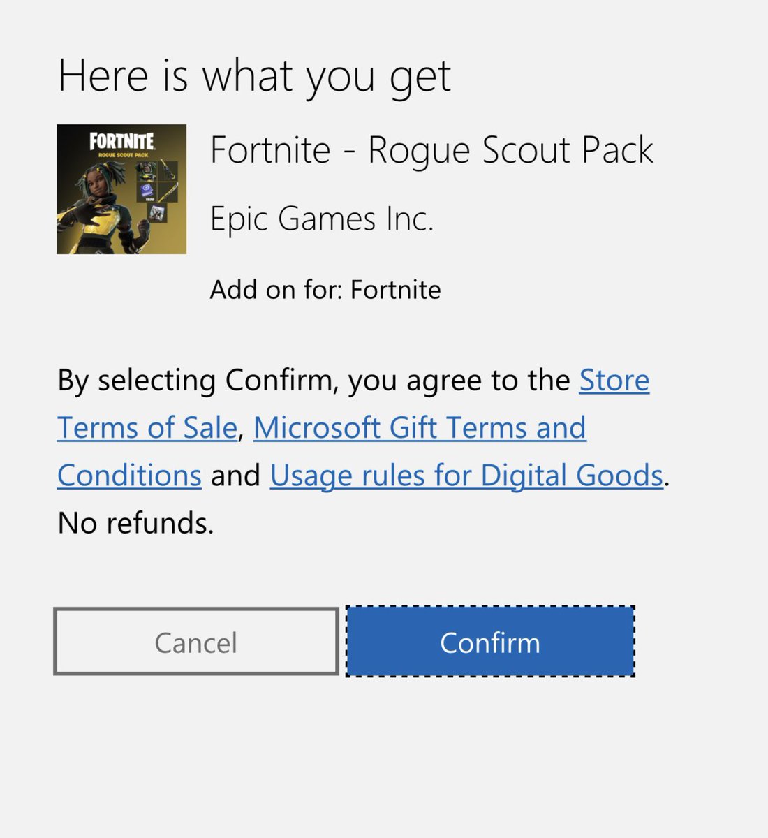 Rogue Scout Pack