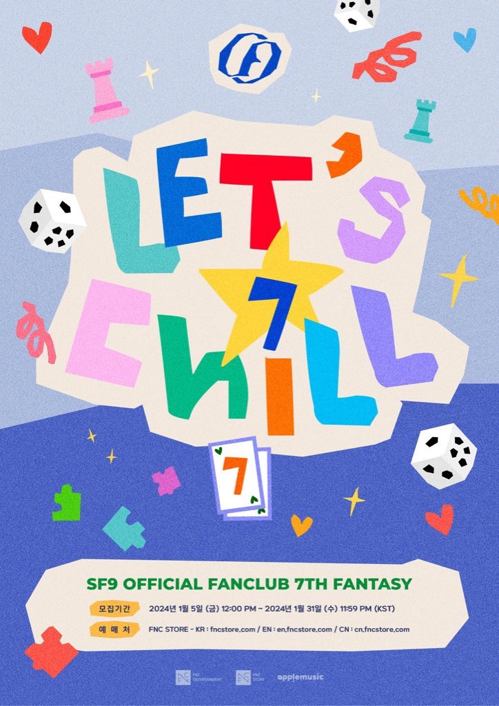 #claim0228 [WTS/LFB] SF9 PH GO

→ Let’s Chill: SF9 7기 (7th Fantasy) Membership

🐔 DOO: January 30
🦉 DOP: upon order (50% dp) - Mar 3, 2024 (balance)
🌞 tinyurl.com/sf9fantasy7th