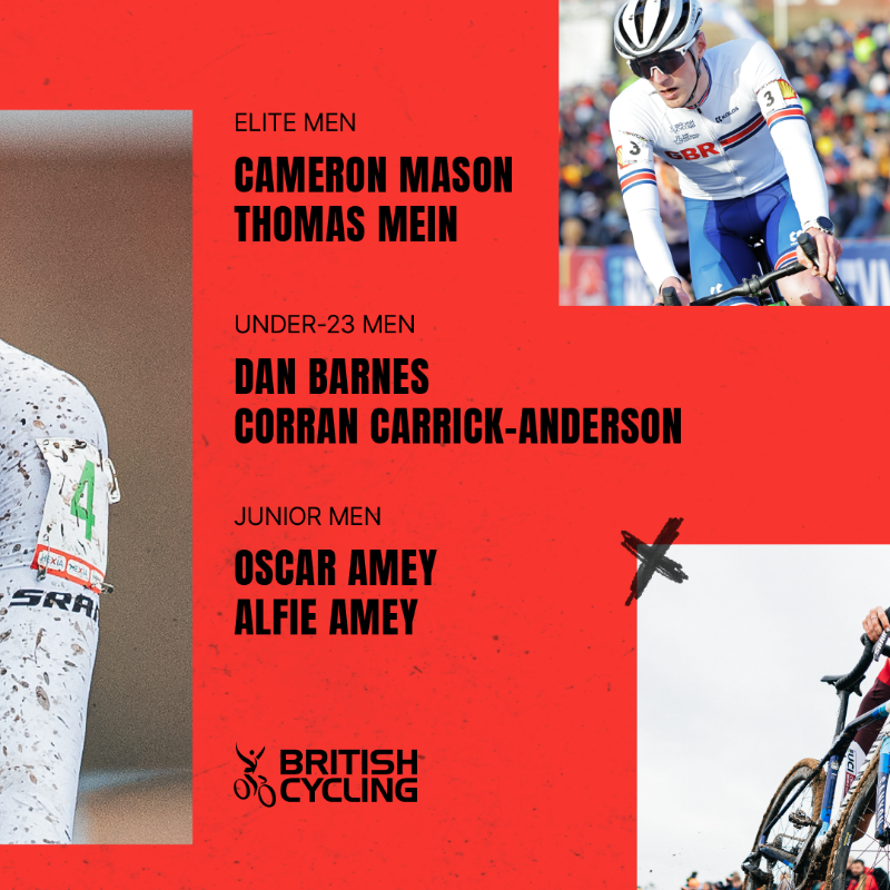 BritishCycling's tweet photo. Chasing rainbows for the first time this year! 🌈

Here's our squad heading out to Tábor 🇨🇿 for the 2024 UCI Cyclo-cross World Championships next weekend ⬇️

#Tabor2024 | @UCI_CX