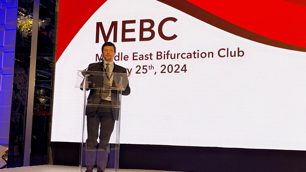 MEBClub_'s tweet photo. Kick off of the MEBC symposium in Dubai 

@drpcta Founding members &amp; mission defined

#ProfRibichini reviews current body of evidence &amp; consensus documents w @BifurcationClub https://t.co/7thz75BMmn