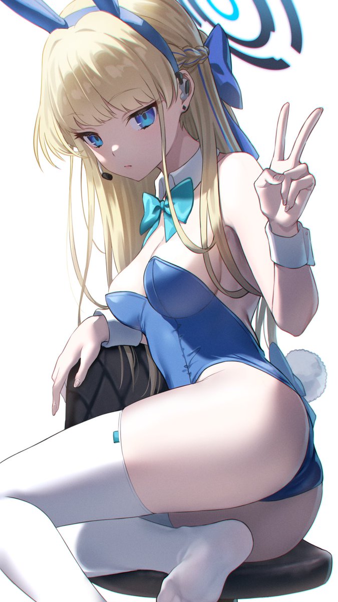 トキ(ブルアカ) ,トキ(バニーガール)(ブルアカ) 「」|デカ・プリ夫のイラスト