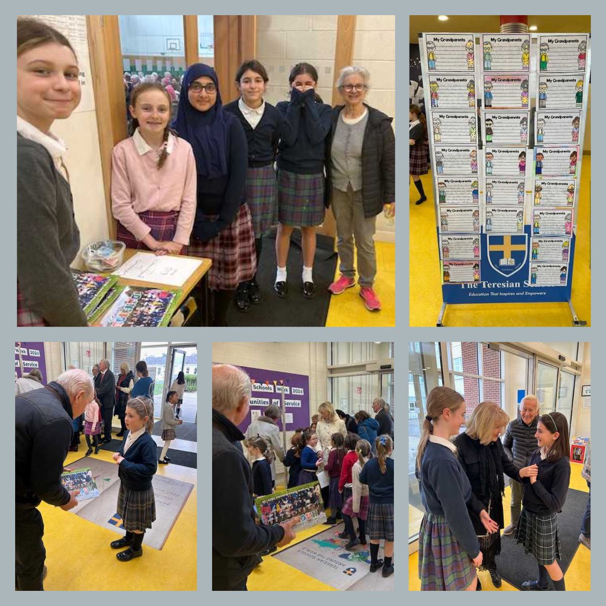 The Junior School opened its doors to all of our wonderful Grandparents 💜yesterday as part of #catholicschoolsweek