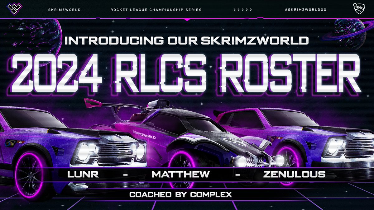 Signed, sealed, delivered 👀 
Meet our 2024 RLCS roster 🚀✨️

✅️ <a href="/MatthewRL9/">Matthew</a> 
✅️ <a href="/LunrRL/">PWR lunR ✩</a> 
✅️ <a href="/zenulous_/">Aidan</a> 

🫡 Coach: <a href="/c0mplexRL/">Pulse c0mplex LFT</a> 
#SkrimzRLCS #SkrimzOnTop #SW