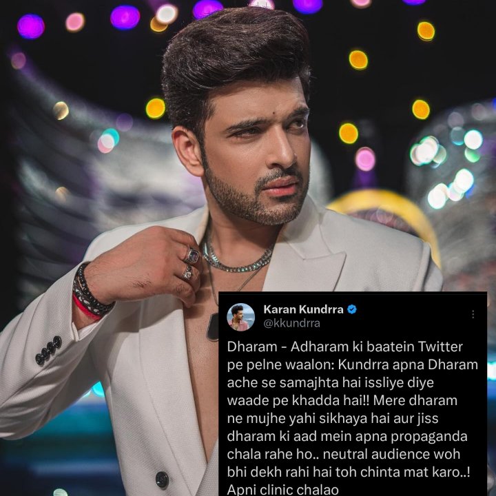 #KaranKundrra BLASTS on haters who are using RELIGION CARD and Hatred to degrade #MunawarFaruqui in #BiggBoss17 and his Frienship with Munawar. <a href="/kkundrra/">Karan Kundrra</a> <a href="/munawar0018/">munawar faruqui</a>