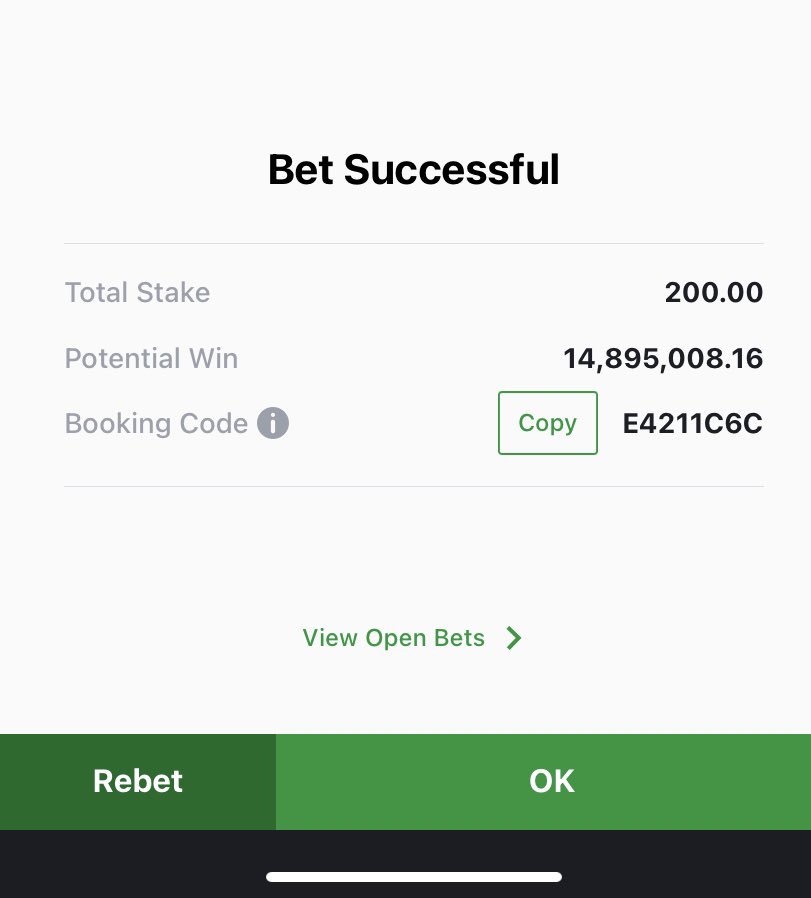 CODE : E4211C6C Drop Edit👇51k odds Let your penny turn you a millionaire this January With just 30 games ..I smell millions @Adeh_besh @Eddyson112 @DINMA20022 If you believe do your edit play straight and leave the rest for God with your prayers