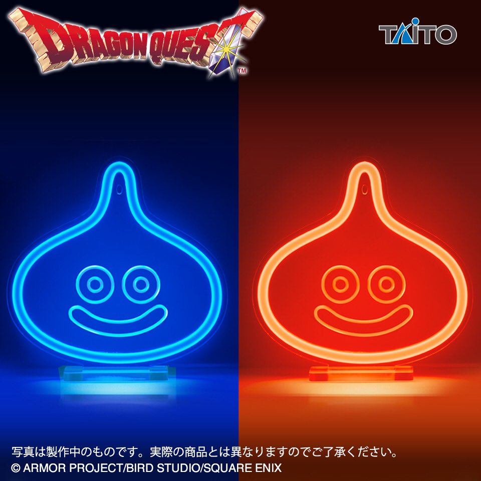 スライムのネオンライト クレーンゲーム景品で登場✨ サイズ：w約17cm