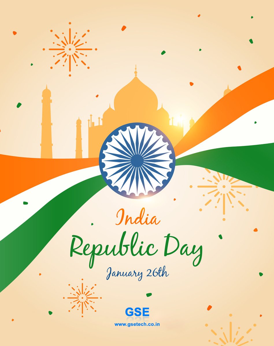 TechnologyGse's tweet image. let us pledge to protect our nation, and make it proud. Happy Republic Day.

GSE Tech | gsetech.co.in