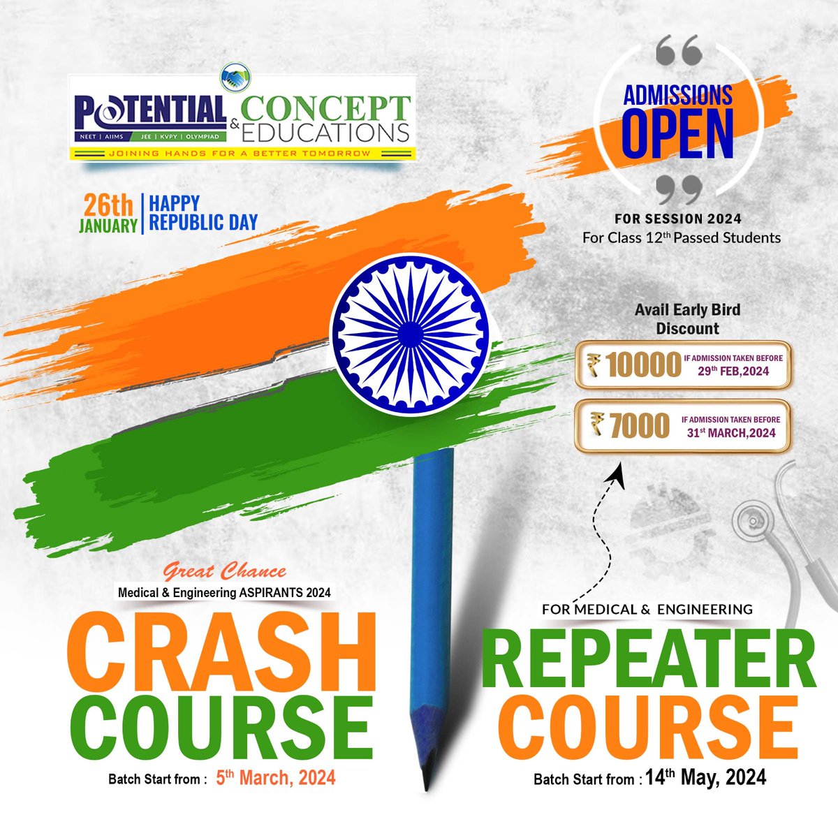 PotentialCncept's tweet photo. Imagine yourself in a white coat, saving lives. Or picture yourself building the next big tech innovation.

Our Crash Course &amp; Repeater Course can make your dreams into reality
Don't settle for anything less than your best.

Click here 👉🏻 https://t.co/mvMpxq9y1k to enroll https://t.co/kbFGZ4IPZH